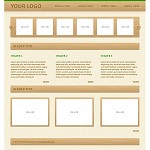 Wood style template