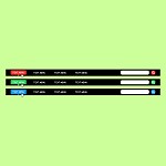Simple horizontal menu