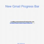 New Gmail Progress Bar