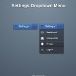 Settings Dropdown Menu