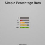 Simple Percentage Bars
