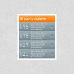 Events calendar