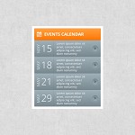 Events calendar