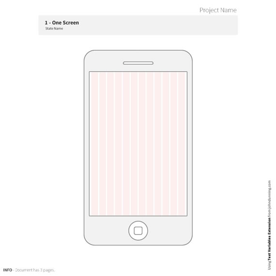 Simple 320px Mobile Wireframe Template Webportio Graphical Resource Of Adobe Fireworks Mobile Wireframe Template